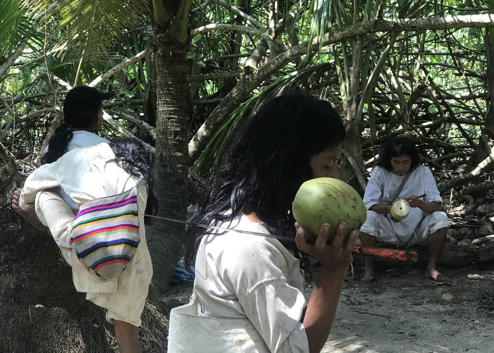 Comunidad indígena Kogui en el Parque Nacional Tayrona, Sierra Nevada de Santa Marta